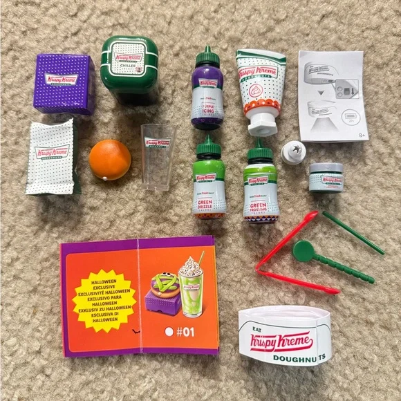 Mini Brands Create Halloween Krispie Kreme Mummy Donut #1 - Picture 1 of 1